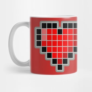 Pixel Heart - Plus One Life Mug